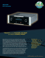 McIntosh MDA-1000 - Brochure 